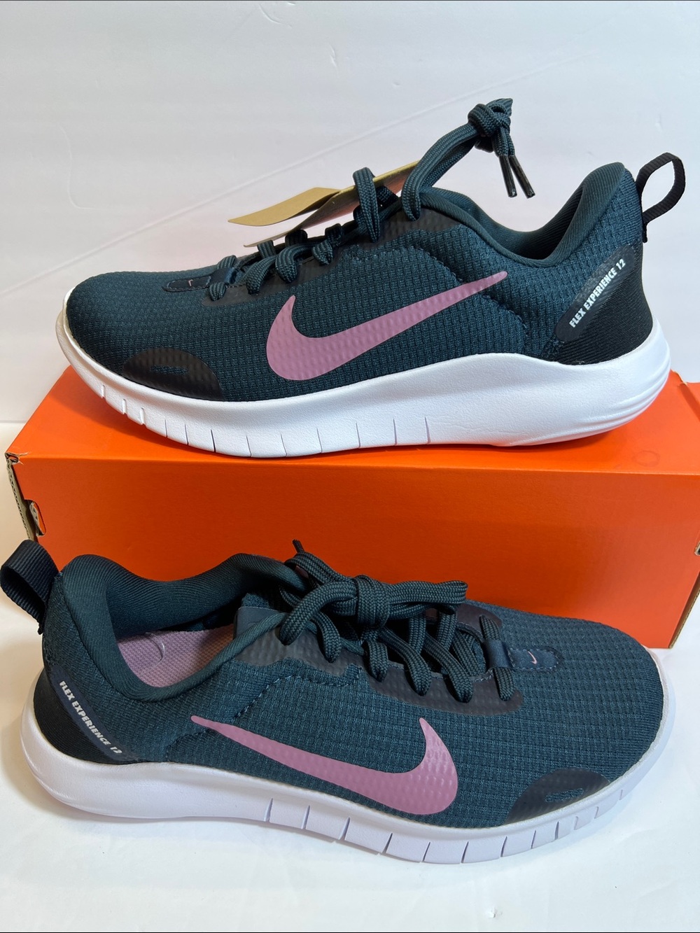 Nike Flex Experience Run 12 Women’s Running Shoes Navy Plum Size 6 DV0746-401